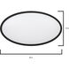 EnviroLite LED 24 inch Matte Black Flush Mount Ceiling Light